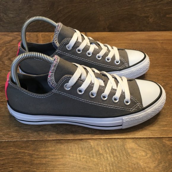 Converse Dual Tongue Gray Canvas Women's 7 Men's 5 - Picture 4 of 12
